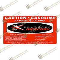 Mercury 1964 6 Gallon Gas Tank Decal - Boat Decals from DecalKingdom Mercury 1964 6 Gallon Gas Tank Decal outboard decal Mercury 1964 6 Gallon Gas Tank Decal vintage decals