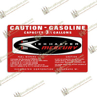 Mercury 1964 3.25 Gallon Gas Tank Decal - Boat Decals from DecalKingdom Mercury 1964 3.25 Gallon Gas Tank Decal outboard decal Mercury 1964 3.25 Gallon Gas Tank Decal vintage decals