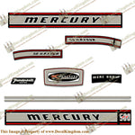 Mercury 1967 50HP SS Outboard Engine Decals