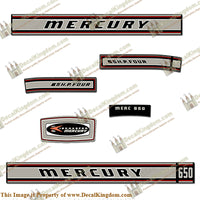 Mercury 1967 65HP Outboard Engine Decals