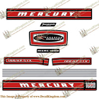 Mercury 1968 100HP Outboard Engine Decals