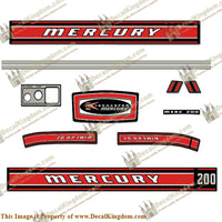Mercury 1968 20HP Outboard Engine Decals