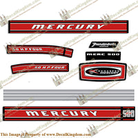 Mercury 1968 50HP Outboard Engine Decals