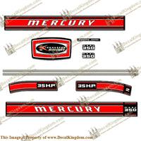 Mercury 1969 35HP Decal Kit