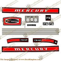 Mercury 1969 7.5HP Decal Kit