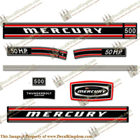 Mercury 1971 50HP Outboard Engine Decals