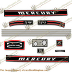Mercury 1971 7.5hp Outboard Engine Decals