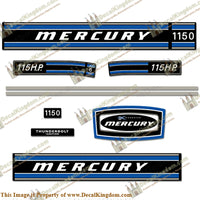 Mercury 1972 115HP Outboard Engine Decals