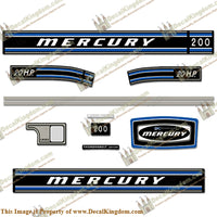 Mercury 1972 20HP Outboard Engine Decals