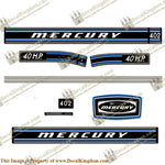 Mercury 1972 40HP Outboard Engine Decals