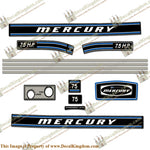 Mercury 1972 7.5HP Outboard Engine Decals