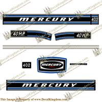Mercury 1973 40hp Outboard Engine Decals