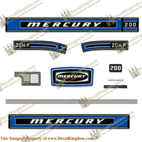 Mercury 1974 Outboard Decal Kit (Multiple Sizes Available)