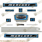 Mercury 1974 4.5hp Outboard Engine Decals