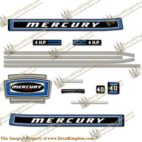 Mercury 1974 Outboard Decal Kit (Multiple Sizes Available)