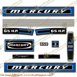 Mercury 1974 Outboard Decal Kit (Multiple Sizes Available)