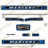 Mercury 1975 40HP Outboard Engine Decals
