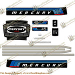 Mercury 1976 4.5HP Outboard Engine Decals