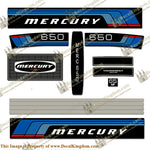 Mercury 1976 65HP Outboard Engine Decals
