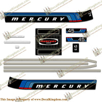 Mercury 1977 4.5HP Outboard Engine Decals