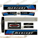 Mercury 1977 70HP Outboard Engine Decals