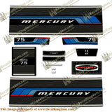 Mercury 1977 Outboard Decal Kit (Multiple Sizes Available)