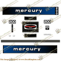 Mercury 1978 20HP Outboard Engine Decals