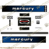 Mercury 1978 Outboard Decal Kit (Multiple Sizes Available)