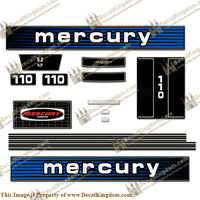 Mercury 1978 Outboard Decal Kit (Multiple Sizes Available)