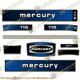 Mercury 1979 Outboard Decal Kit (Multiple Sizes Available)
