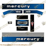 Mercury 1979 150HP Outboard Engine Decals