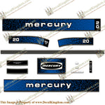 Mercury 1979 20HP Outboard Engine Decals