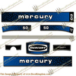 Mercury 1979 50HP Outboard Engine Decals