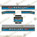 Mercury 1980-1982 40HP Outboard Decals