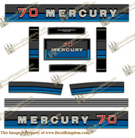Mercury 1980-1982 70HP Outboard Engine Decals