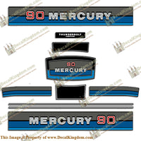 Mercury 1980 - 1982 90hp Outboard Decals
