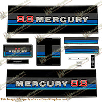Mercury 1980 - 1982 9.8hp Outboard Engine Decals