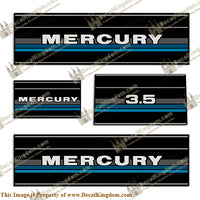 Mercury 1980 - 1983 3.5hp Outboard Engine Decals