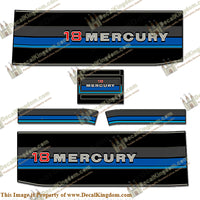 Mercury 1981 18hp Outboard Decals