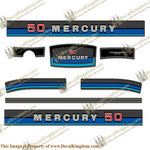Mercury 1981 50hp Outboard Engine Decals