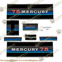 Mercury 1981 7.5HP Outboard Engine Decals