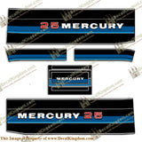 Mercury 1983 Outboard Decal Kit (Multiple Sizes Available)