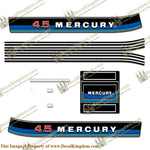 Mercury 1983 Outboard Decal Kit (Multiple Sizes Available)