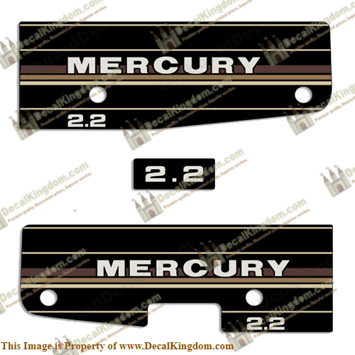 Mercury 1984-1985 2.2hp Outboard Decals