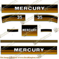Mercury 1984-1985 35hp Outboard Decals