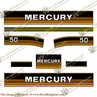 Mercury 1984-1985 50hp Outboard Decals
