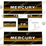 Mercury 1984-1985 7.5hp Outboard Decals