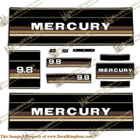 Mercury 1984 - 1985 9.8hp Outboard Decals