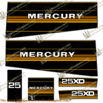 Mercury 1985 25HP Outboard Engine Decals