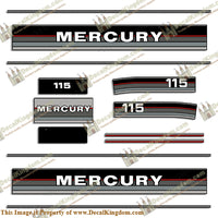 Mercury 1986 - 1988 Outboard Decal Kit (Multiple Sizes Available)